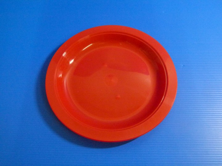 9" Red Plastic Plates