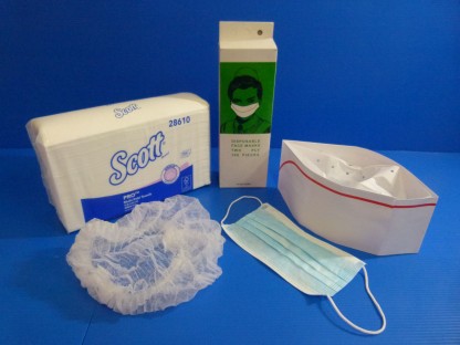 Paper Products, Face Masks & Mob Caps